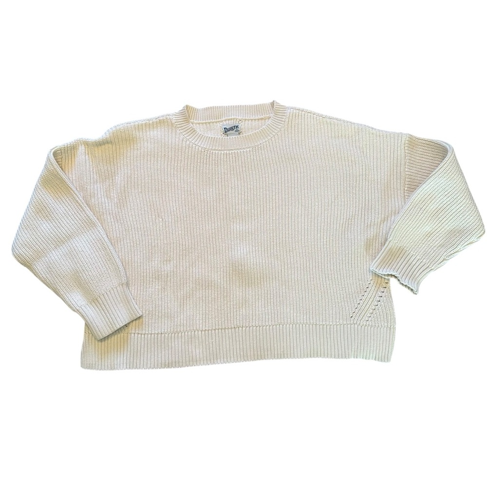 Duluth Sweater Womens XXL Cropped Heavyweight Thick Long Sleeves Pullover
